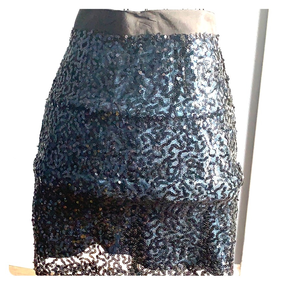 Pencil blue/black size 6 skirt